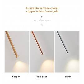 5W Gold silver surface color Aluminum LED Pendant Lamp