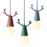 Restaurant Bar Clothing Store Art Decor Antlers Style Pendant Lamp