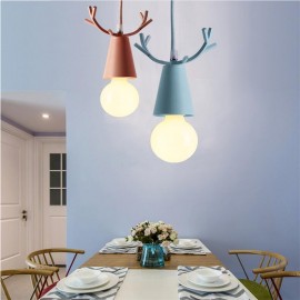 Restaurant Bar Clothing Store Art Decor Antlers Style Pendant Lamp