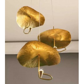 Copper Lighting Fixture LED Hanging Brass Pendant light