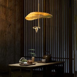 Copper Lighting Fixture LED Hanging Brass Pendant light