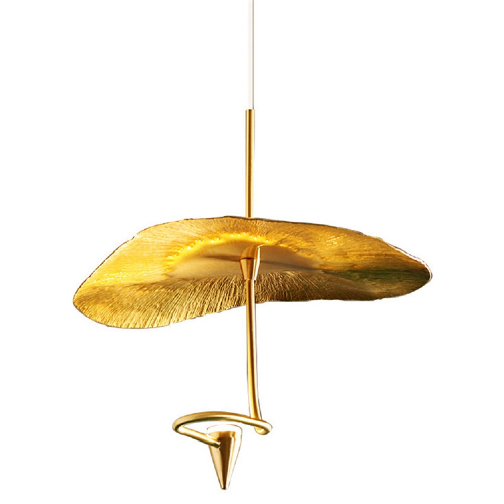 Copper Lighting Fixture LED Hanging Brass Pendant light