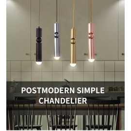 Simple Modern Style Ceiling Mounted LED Pendant Lamp