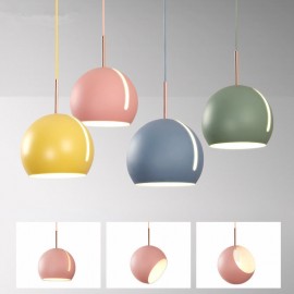 Colorful aluminum iron LED Ceiling mounted Pendant light