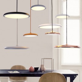 Nordic minimalist style color surface LED Pendant linear light