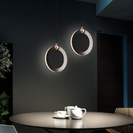 Modern Creative Small Hanging Chandelier Ring LED pendant light