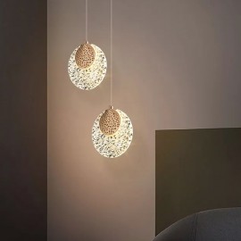 Star spring silver and gold shell LED light for Acrylic LED Droplight