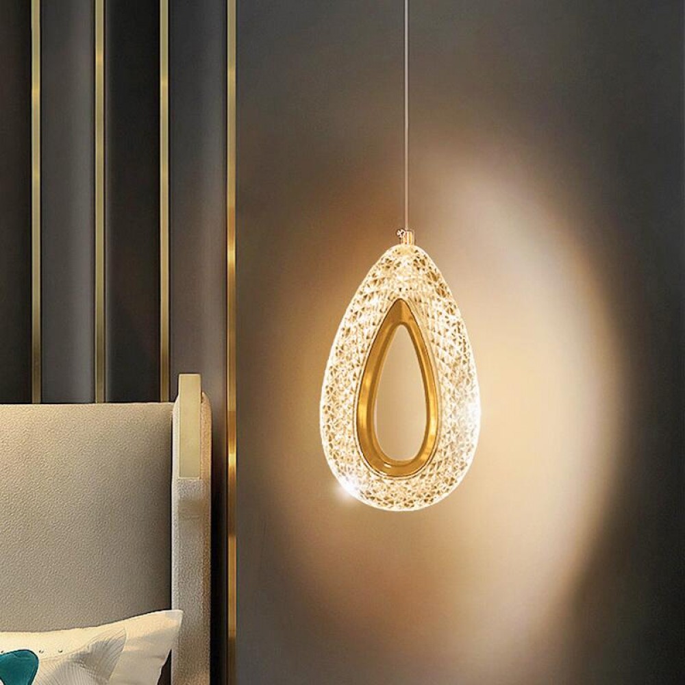 Indoor Home Kitchen Dining Table Living Room Decoration Acrylic LED Pendant Lamp