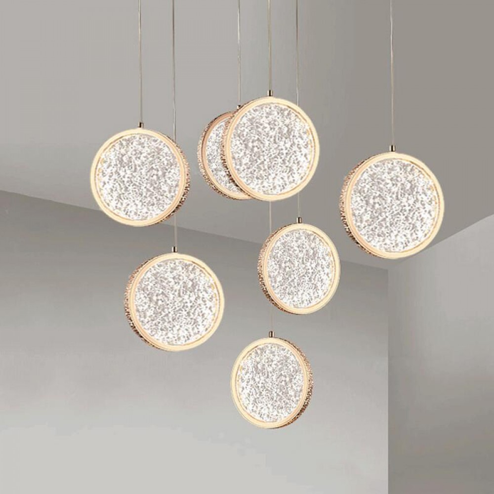 Simple Design Living Room Home Decorative Acrylic bubble LED Pendant Lamp