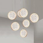 Simple Design Living Room Home Decorative Acrylic bubble LED Pendant Lamp