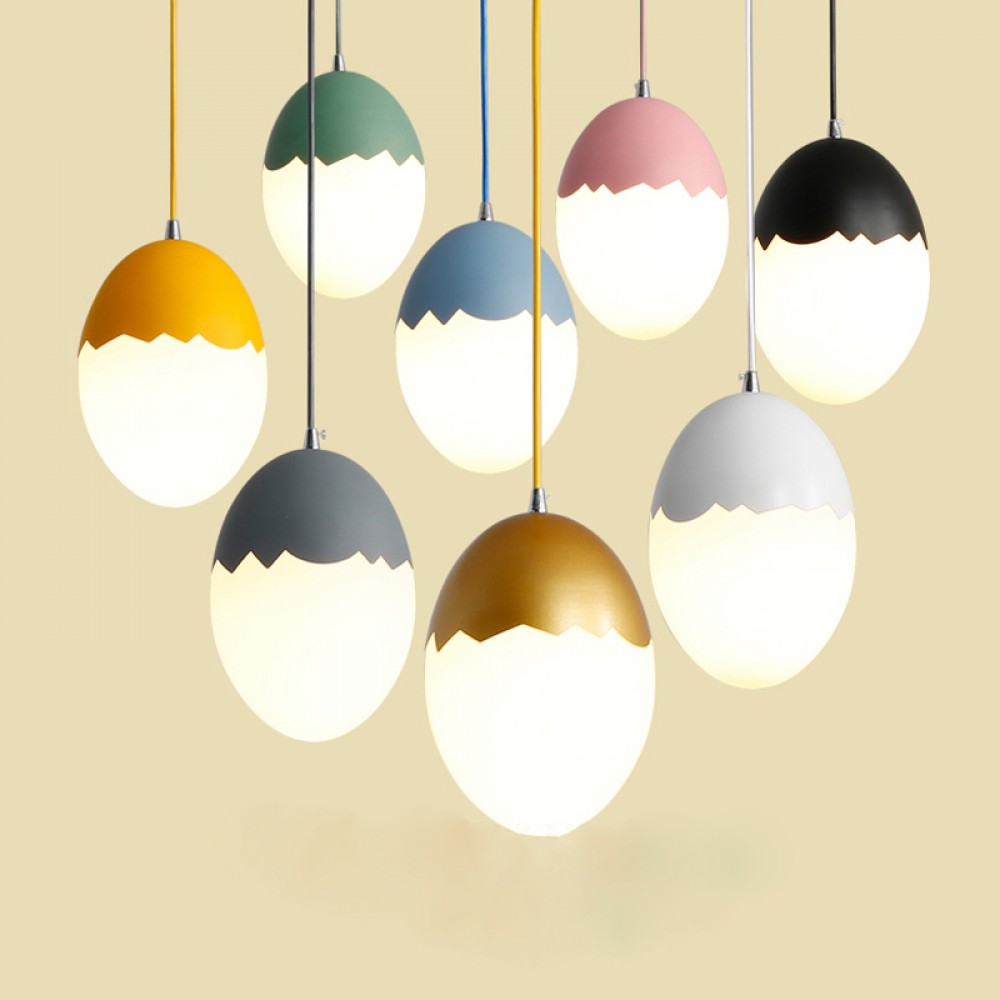 Hanging Lighting For Dining Room Decoration Egg Style Pendant Lamp