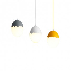 Hanging Lighting For Dining Room Decoration Egg Style Pendant Lamp