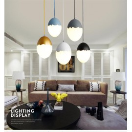 Hanging Lighting For Dining Room Decoration Egg Style Pendant Lamp