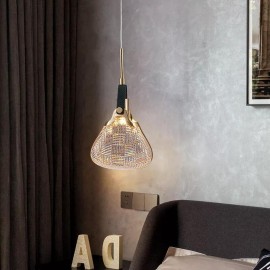 Acrylic Hang Lamp Living Room 5W Gold Fashion Pendant Lamp