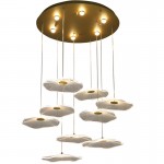 Shadow Dining Room Kitchen Lotus leaf shape Pendant Lamp