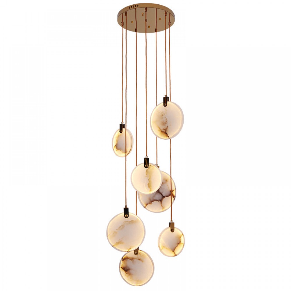 Small chandelier modern light luxury simple indoor Marble Chandelier Lamp