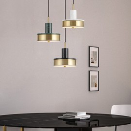 Modern simplicity copper pendant lamps LED Marble Hanging Lamp