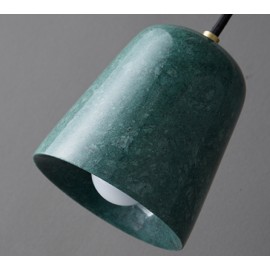 Nordic industrial wrought marble copper black Marble Lampshade pendant Lamp