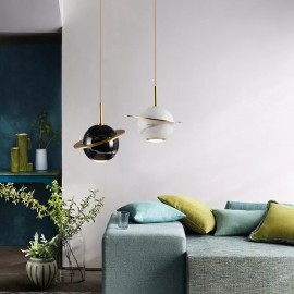 Modern Decorative Design Single Small Pendant LED Marble Suspender Lamp