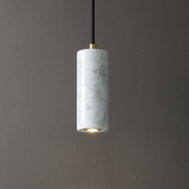 Nordic style decoration restaurant chandelier Marble tube Pendant Lamp