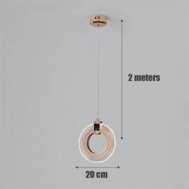 Luxury Nordic Pendant light Bedroom Bedside modern simple Post modern Pendant Lamp