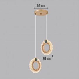 Luxury Nordic Pendant light Bedroom Bedside modern simple Post modern Pendant Lamp