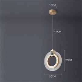 Luxury Nordic Pendant light Bedroom Bedside modern simple Post modern Pendant Lamp