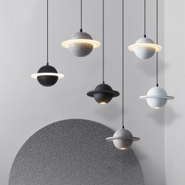 Creative cement Nordic minimalist LED Terrazzo Pendant Lamp