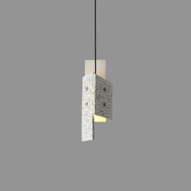 Living Room Dinning Bedroom Concrete Terrazzo Suspended Lamp