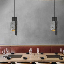 Living Room Dinning Bedroom Concrete Terrazzo Suspended Lamp