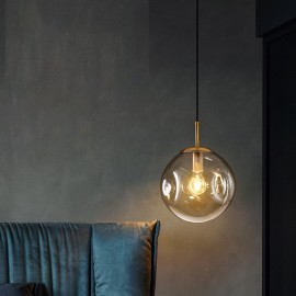 Luxurious Kitchen Design Ball Lamp Led Chandelier E27 Suspended Pendant Lamp