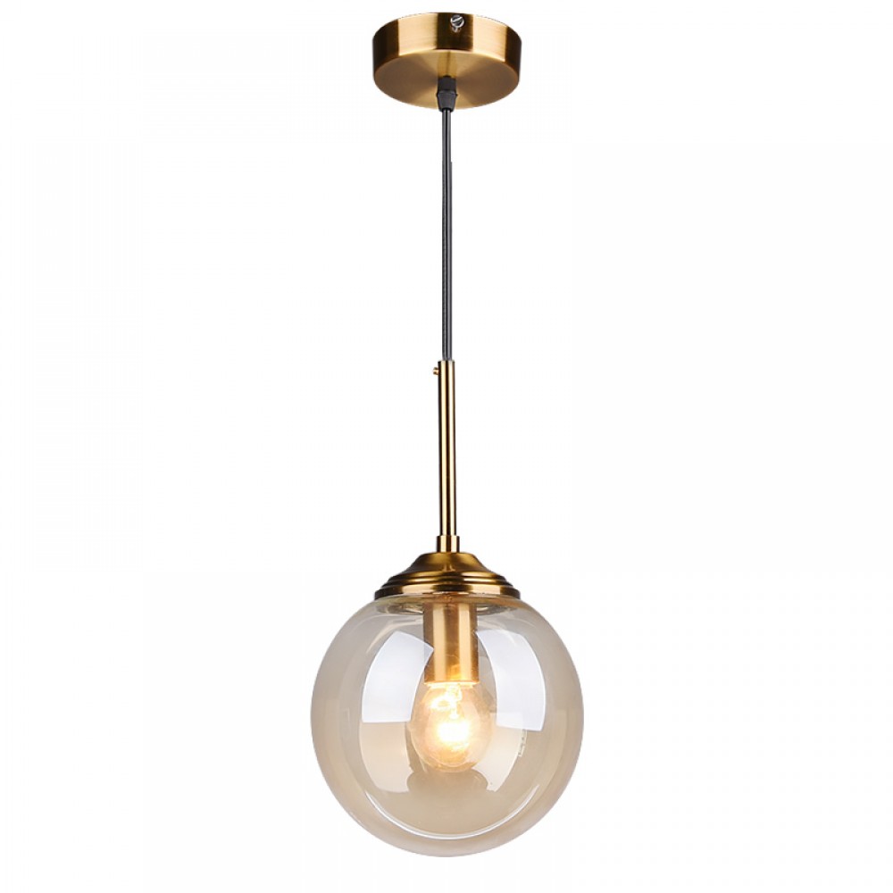 Ceiling Glass Ball Hanging Light Bedside Hanging Glass E14 Pendant Lamp