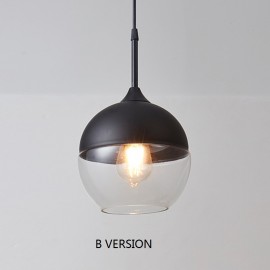 Home Hotel Decoration Kitchen Living Room Bedroom Glass E27 Pendant Lamp