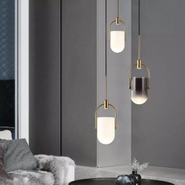 Luxury Dining Lamp Manger Vintage Glass LED Pendant Light