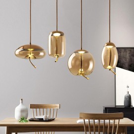 Modern Vintage Decor Home Kitchen Hanging Lamp Art Glass Pendant Lamp