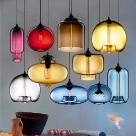 Colorful modern lighting lamp glass hanging glass ball Glass Pendant Lamp