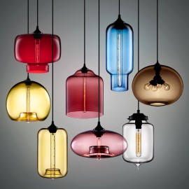 Colorful modern lighting lamp glass hanging glass ball Glass Pendant Lamp