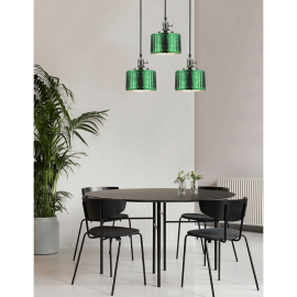 Nordic personality restaurant creative modern minimalist Green Lampshade Pendant Lamp