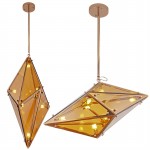 Smoky gray amber Creative Personality Guest Restaurant Luxury Pendant Lamp