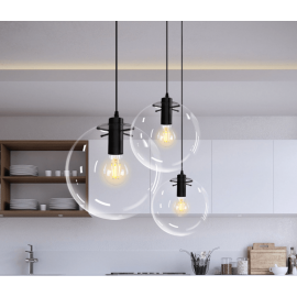 Kitchen Island Home Arts Decoration Lighting Modern Glass Pendant Lamp