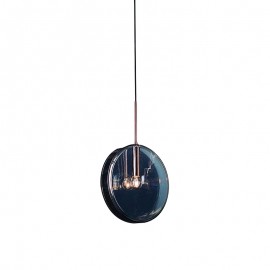 Modern Minimalist Round Bedroom Dining Room E27 Modern Glass Pendant Lamp