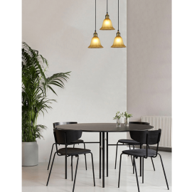 Nordic creative modern minimalist personality Yellow Glass Pendant Lamp