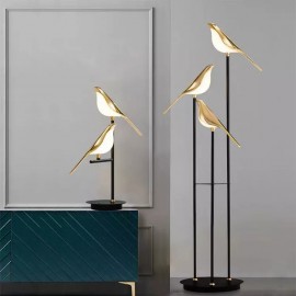 Nordic Art Unique Luxury Bird Decorative Bedroom Bird LED Table Lamp 