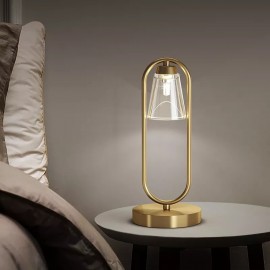 Bedside Nordic Study Lamp Minimalist Personality Atmosphere Decorative Lamps Brass LED Table Lamp