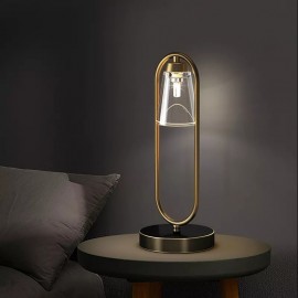 Bedside Nordic Study Lamp Minimalist Personality Atmosphere Decorative Lamps Brass LED Table Lamp