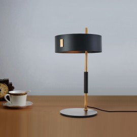 Nordic Black simple Decorative Bedroom Bedside Lamp led Fashion Table Light