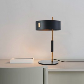 Nordic Black simple Decorative Bedroom Bedside Lamp led Fashion Table Light