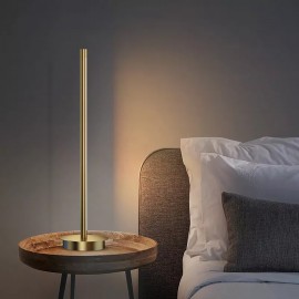 Simple Golden Living Room Modern Desk Light Luxurious Bedroom Reading LED Bar Night Light