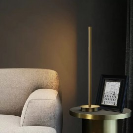 Simple Golden Living Room Modern Desk Light Luxurious Bedroom Reading LED Bar Night Light