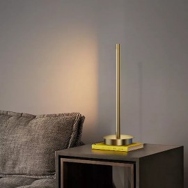 Simple Golden Living Room Modern Desk Light Luxurious Bedroom Reading LED Bar Night Light